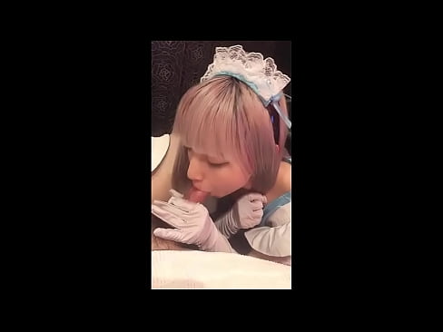 ❤️ Японскі ідал [маюка], французскі касцюм пакаёўкі, частка 1, мінет і дрочка з ласьёнам ️❌ Сэкс-відэа у нас ❤